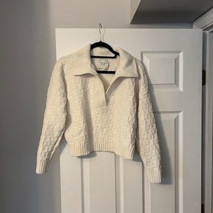 Abercrombie Collared V-Neck Sweater